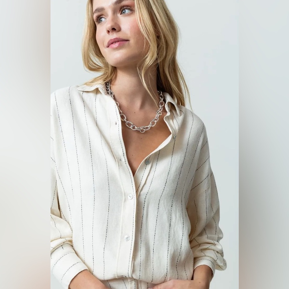 NAF NAF Paris Button-Up Shirt | Size S